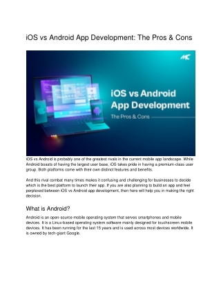 iOS vs Android App Development_ The Pros & Cons