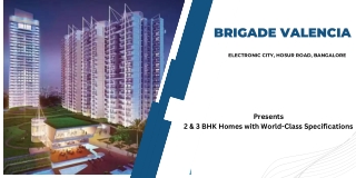 Brigade Valencia Hosur Road Bangalore-E-Brochure