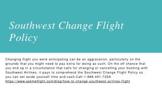 How to Change Southwest Airlines Flight