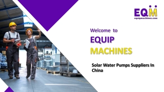 Solar Water Pumps Suppliers In China