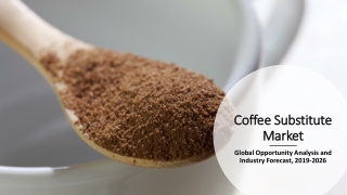 Coffee Substitute Market Size, Share | Industry Forecasts
