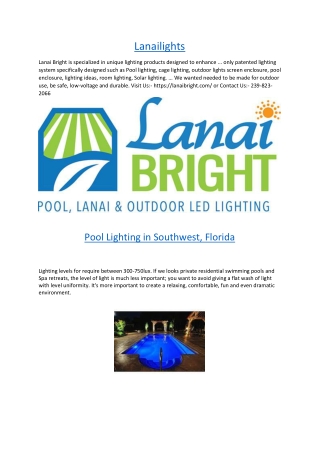 Lanailights