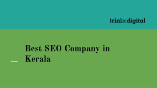 Best SEO Company in Kerala