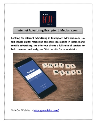 Internet Advertising Brampton | Mediaira.com