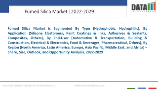 Fumed Silica Market Forecast and Trends 2022-2029