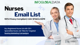 Buy Nurses Contact Lists from InfoGlobalData with 100% Guaranteed Privacy Compli