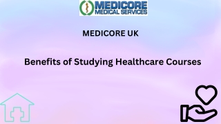 healthcare courses uk