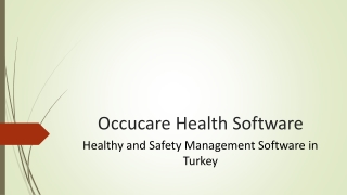 Healthy and Safety Management Software in Turkey