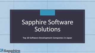 Top 10 Software Development Companies in Japan | Leading IT Companies in Japan