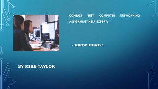 CONTACT BEST COMPUTER NETWORKING ASSIGNMENT HELP EXPERT