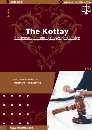 Trademark filing services   | The Kottay