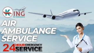 Hire Matchless King Air Ambulance Service in Patna with Full ICU Setup