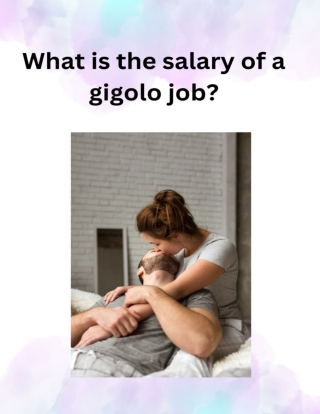 What is the salary of a gigolo job