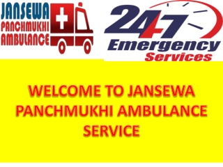 Trusted and Cost-Effective Ambulance in Patna and Kolkata by Jansewa Panchmukhi