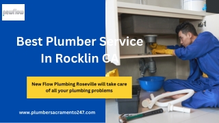 Best Plumber Rocklin CA - New Flow Plumbing Roseville