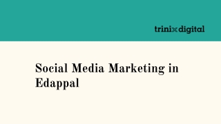 Social Media Marketing in Edappal