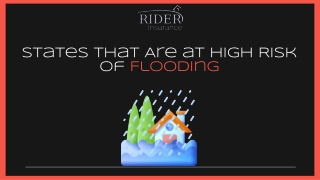 States That Are at High Risk of Flooding