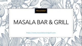 Best Indo Chinese Food Melbourne | masalabarandgrill.com.au