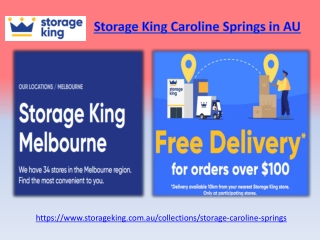 Storage King Caroline Springs in AU