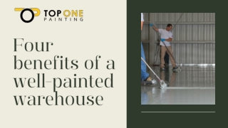 Four benefits of a well-painted warehouse