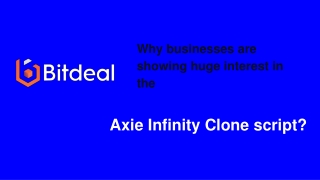 Why businesses are showing huge interest in the Axie Infinity Clone Script