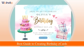 Best Guide to Creating Birthday eCards