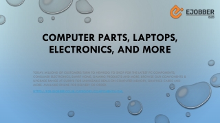 Computer Parts, Laptops, Electronics, and More