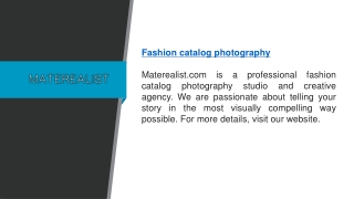 Fashion Catalog Photography   Materealist.com