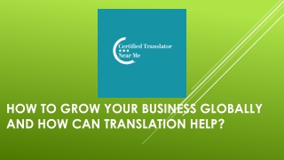 How to Grow Your Business Globally and How Can Translation Help?