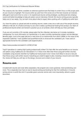 The Next Big Thing in 24 hour resume writing service