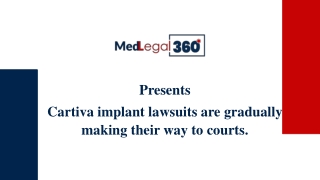 Cartiva Implant lawsuit: Keeps the Manufacturers up the Creek