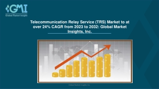 Telecommunication Relay Service (TRS) Market Demand, Revenue and Forecasts 2032