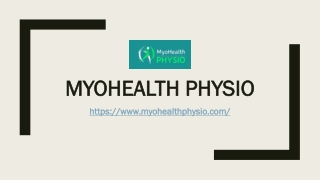 Physiotherapy Clinic Near Me | Myohealthphysio.com