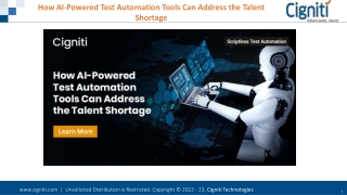 How AI-Powered Test Automation Tools Can Address the Talent Shortage