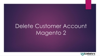 Delete Customer Account Magento 2