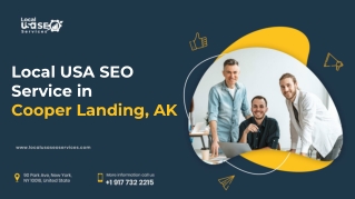 Local USA SEO Service in Cooper Landing, AK