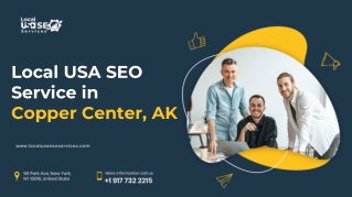 Local USA SEO Service in Copper Center, AK