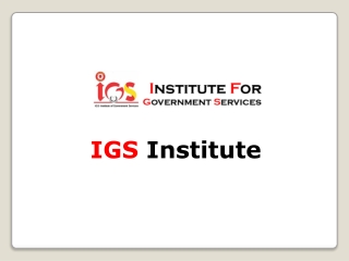 SSC CGL Coaching in Noida - IGS Institute