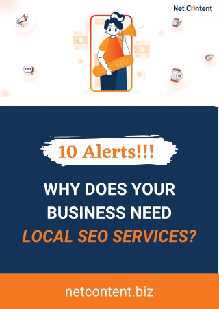 Watch Out For 10 Signs That A Business Needs Local SEO Services