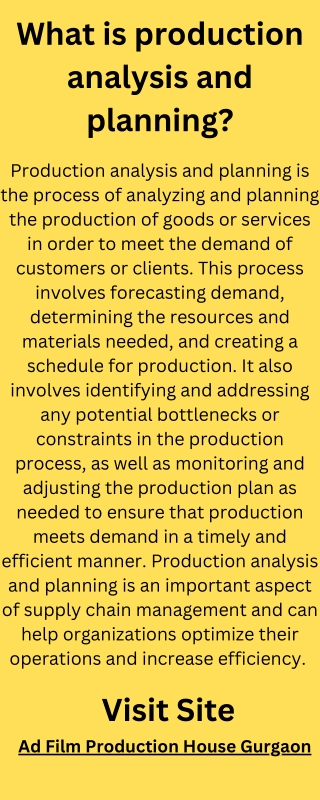 Ad Film Production House Gurgaon