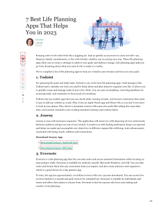 7 Best Life Planning Apps That Helps You in 2023