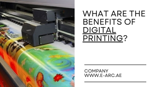 What Are the Benefits of Digital Printing?