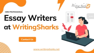 Hire Professional Essay Writers Online - WritingSharks