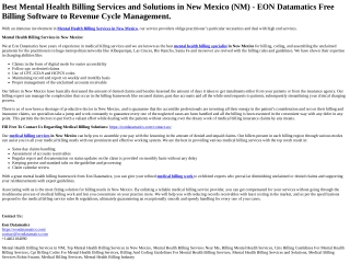 Mental Health Billing Services in New Mexico (1)