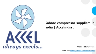 Sabroe compressor suppliers in india |  Accelindia .