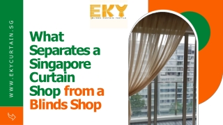 What Separates a Singapore Curtain Shop from a Blinds Shop