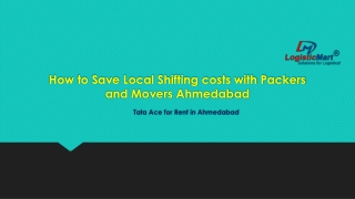 How to Save Local Shifting costs with Packers and Movers Ahmedabad