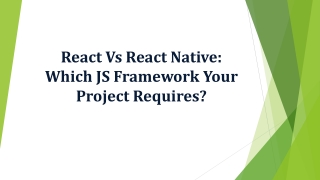 React Vs React Native- TRT