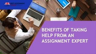 Benefits of taking help from an Assignment Expert