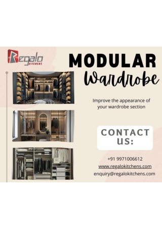 Modular Wardrobe design in Jaipur | Best Wardrobes | Regalokitchens